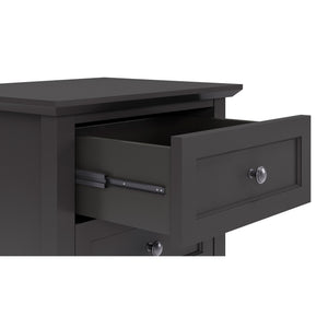 Detail view of Grace Raven Nightstand