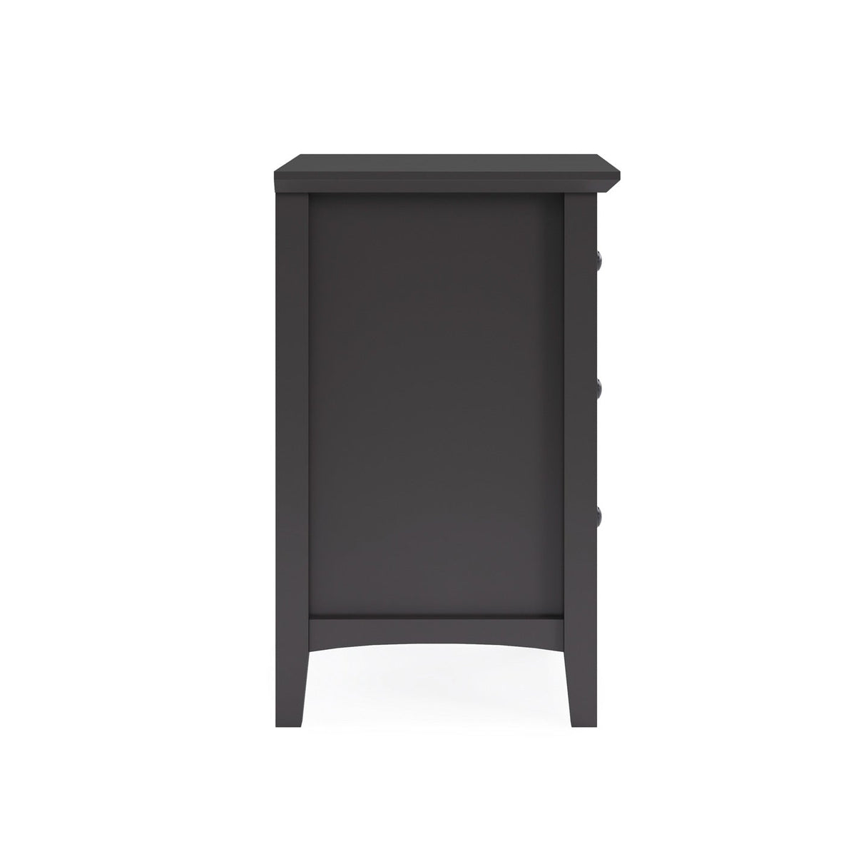 Side view of Grace Raven Nightstand