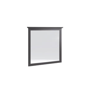 Front right view of Grace Raven Mirror