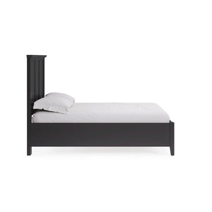 Side view of Grace Raven Queen Bed