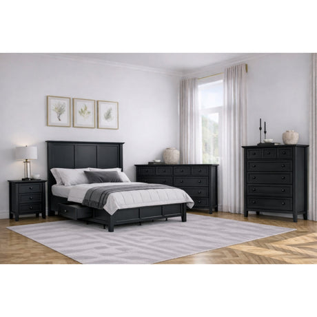 Grace Raven King 4 Piece Room Group