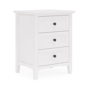 Front right view of Grace Snowfall Nightstand