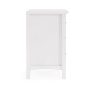 Side view of Grace Snowfall Nightstand