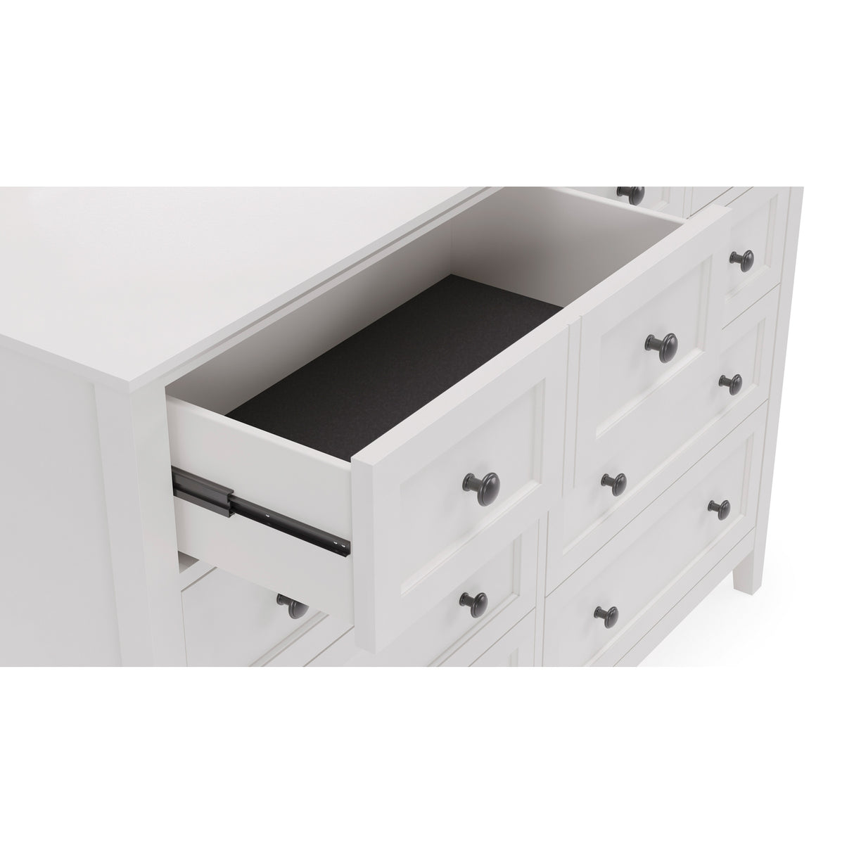 Detail view of Grace Snowfall Dresser
