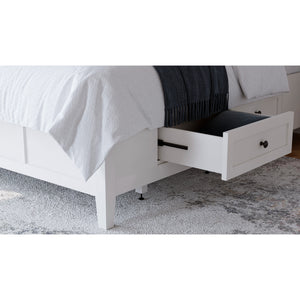 Detail view of Grace Snowfall Queen Storage Bed