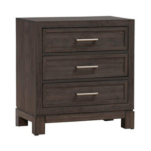 Front left view of Modern Edge Caffe Nightstand