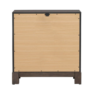Back view of Modern Edge Caffe Nightstand