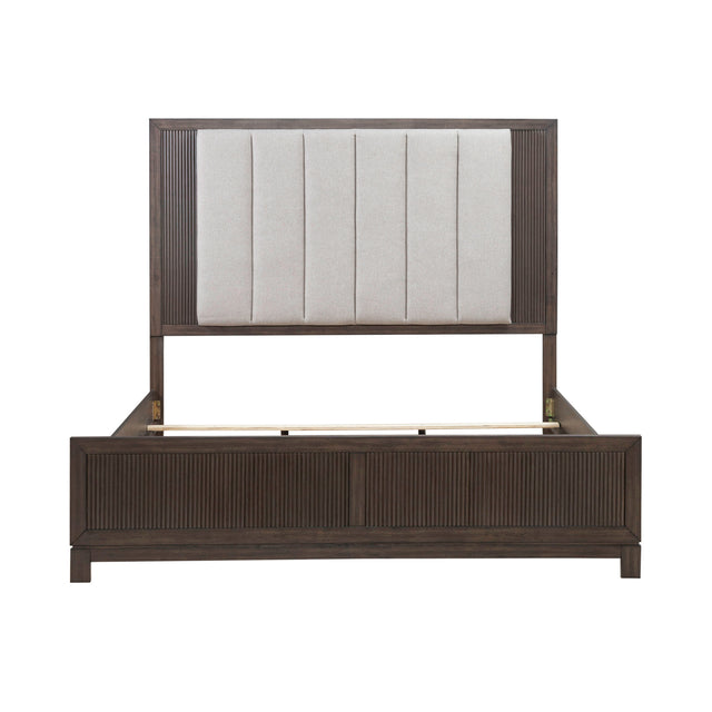 Modern Edge Caffe Queen Upholstered Bed QK1105085