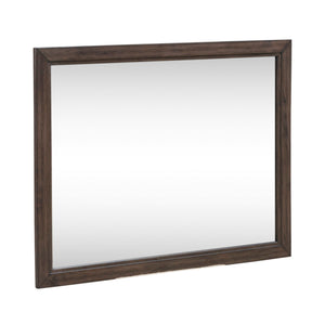 Front left view of Modern Edge Caffe Mirror