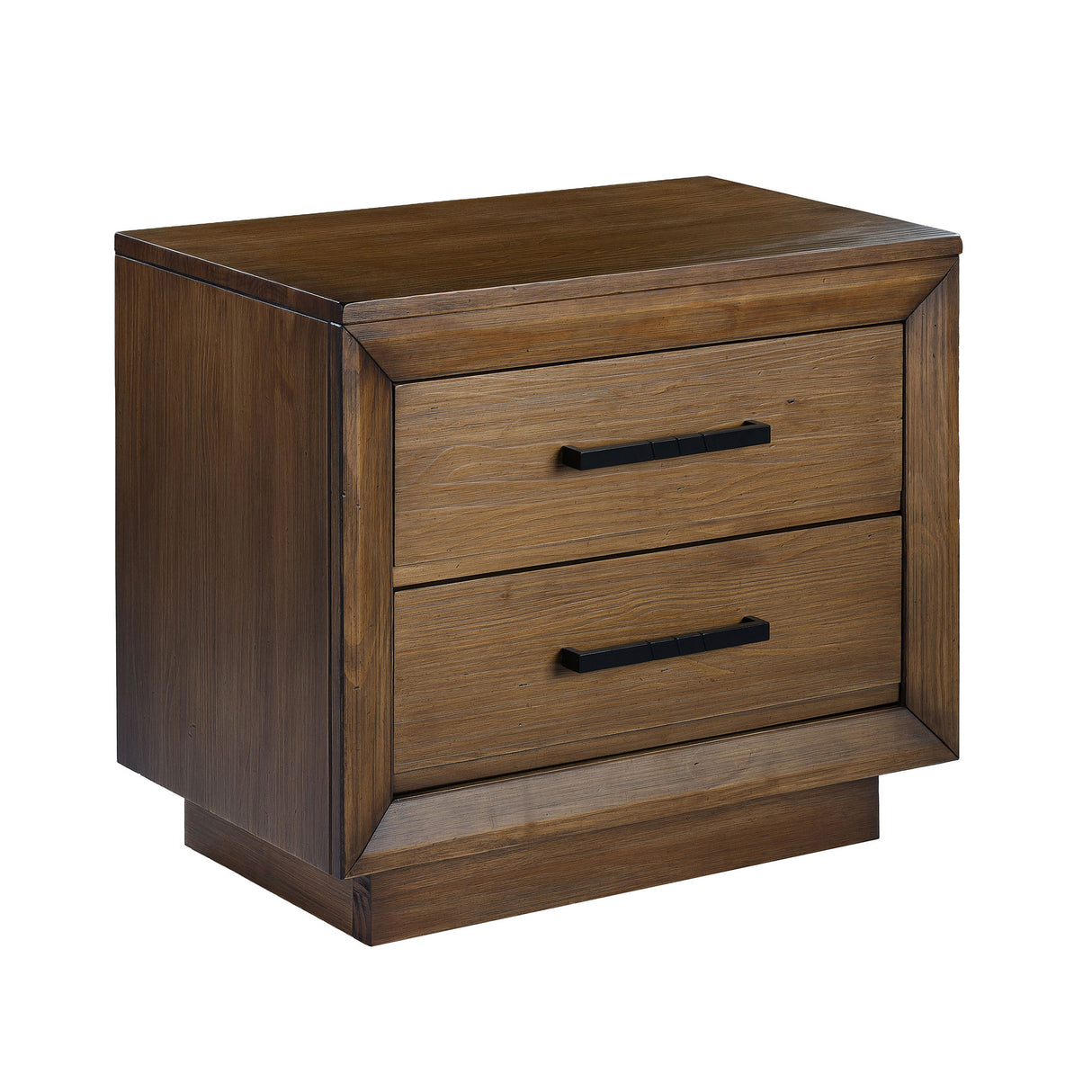 Front right view of Black Diamond Casual Honey Nightstand