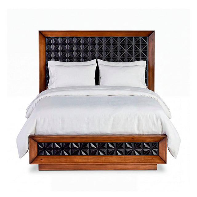 Black Diamond Casual Honey Queen Panel Bed QK1105103