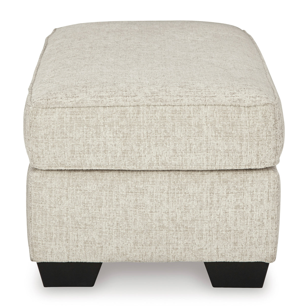Side view of Heartcort Quartz Ottoman