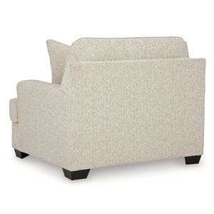Back view of Heartcort Quartz Oversized Chair and a Half