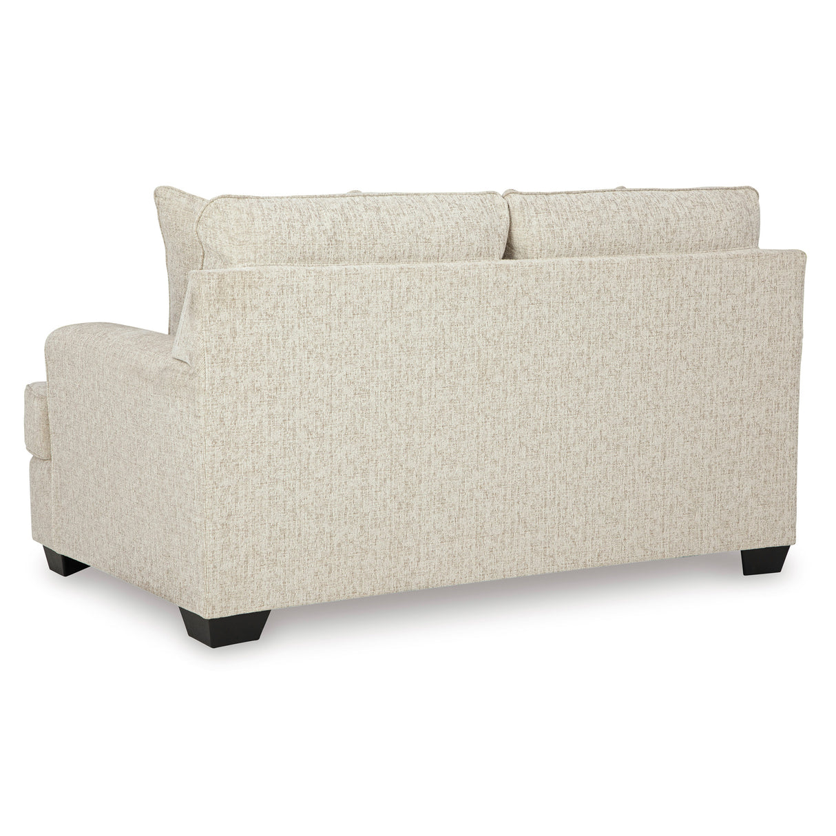 Back view of Heartcort Quartz Loveseat
