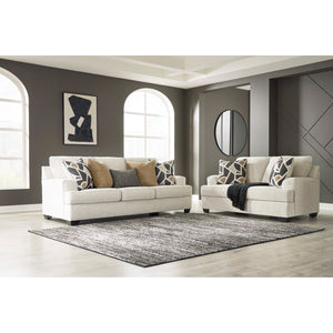 Room setting 2 featuring Heartcort Quartz Loveseat