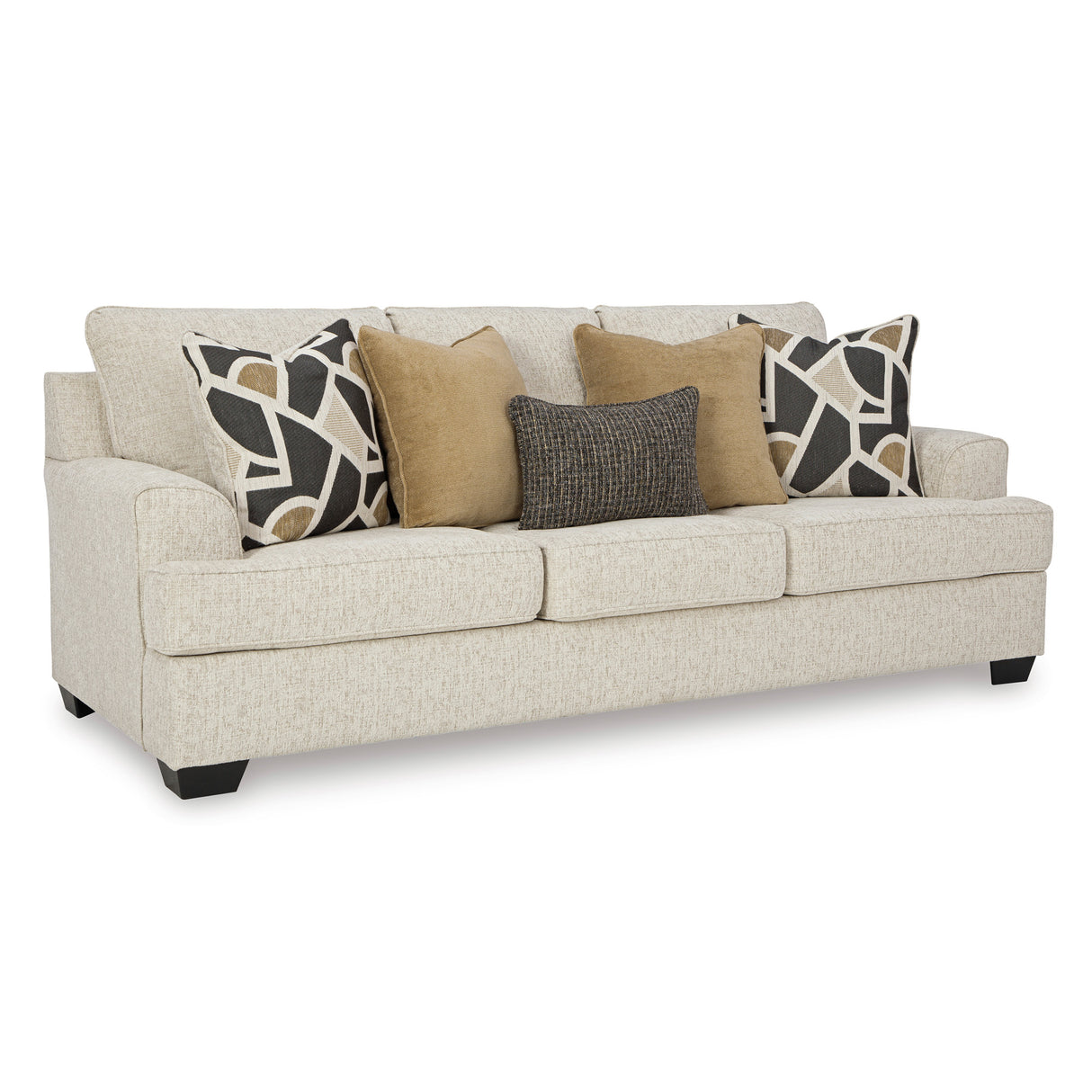 Front right view of Heartcort Quartz Sofa
