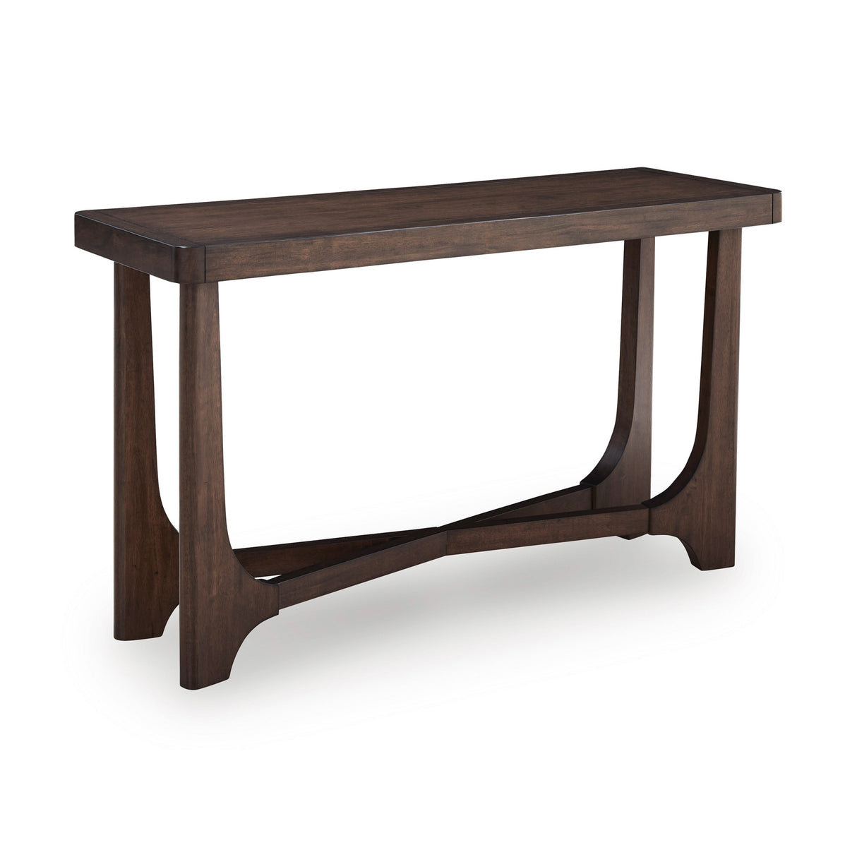 Front right view of Korestone Dark Brown Sofa Table
