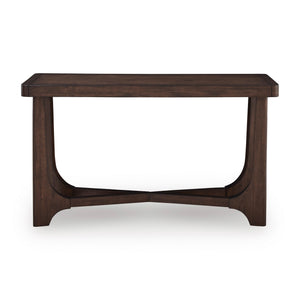 Back view of Korestone Dark Brown Sofa Table