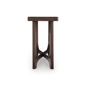 Side view of Korestone Dark Brown Sofa Table