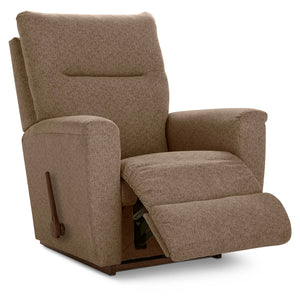 Open view of Norton Cocoa Rocker Recliner