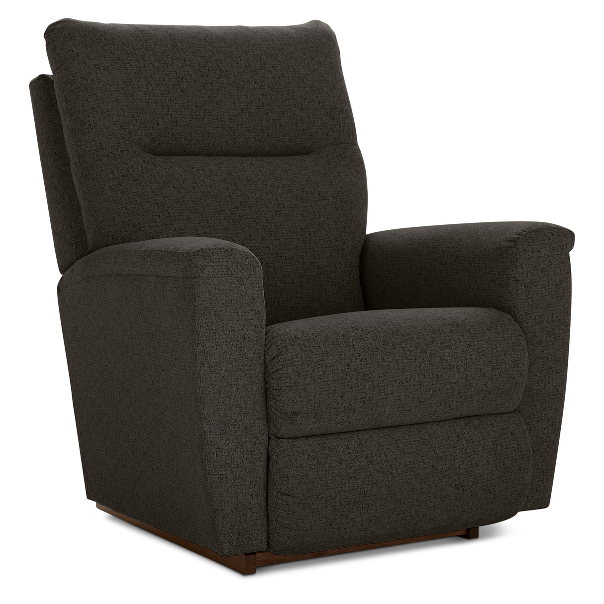 Front right view of Norton Charcoal Rocker Recliner