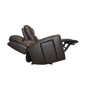 Extended view 3 of Everest Rustic Brown Power Reclining Sofa