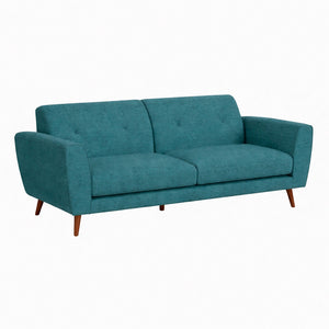 Front right view of Sonata Teal Sofa