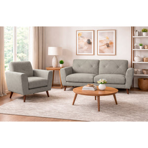 A room setting featuring Sonata Gray Chair
