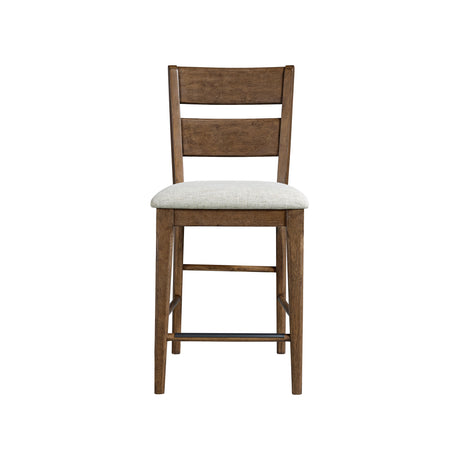 Koloa Brown Ladderback Barstool QK1106107