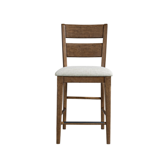 Koloa Brown Ladderback Barstool QK1106107