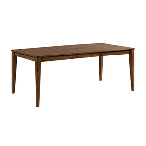 Front right view of Koloa Brown Dining Table