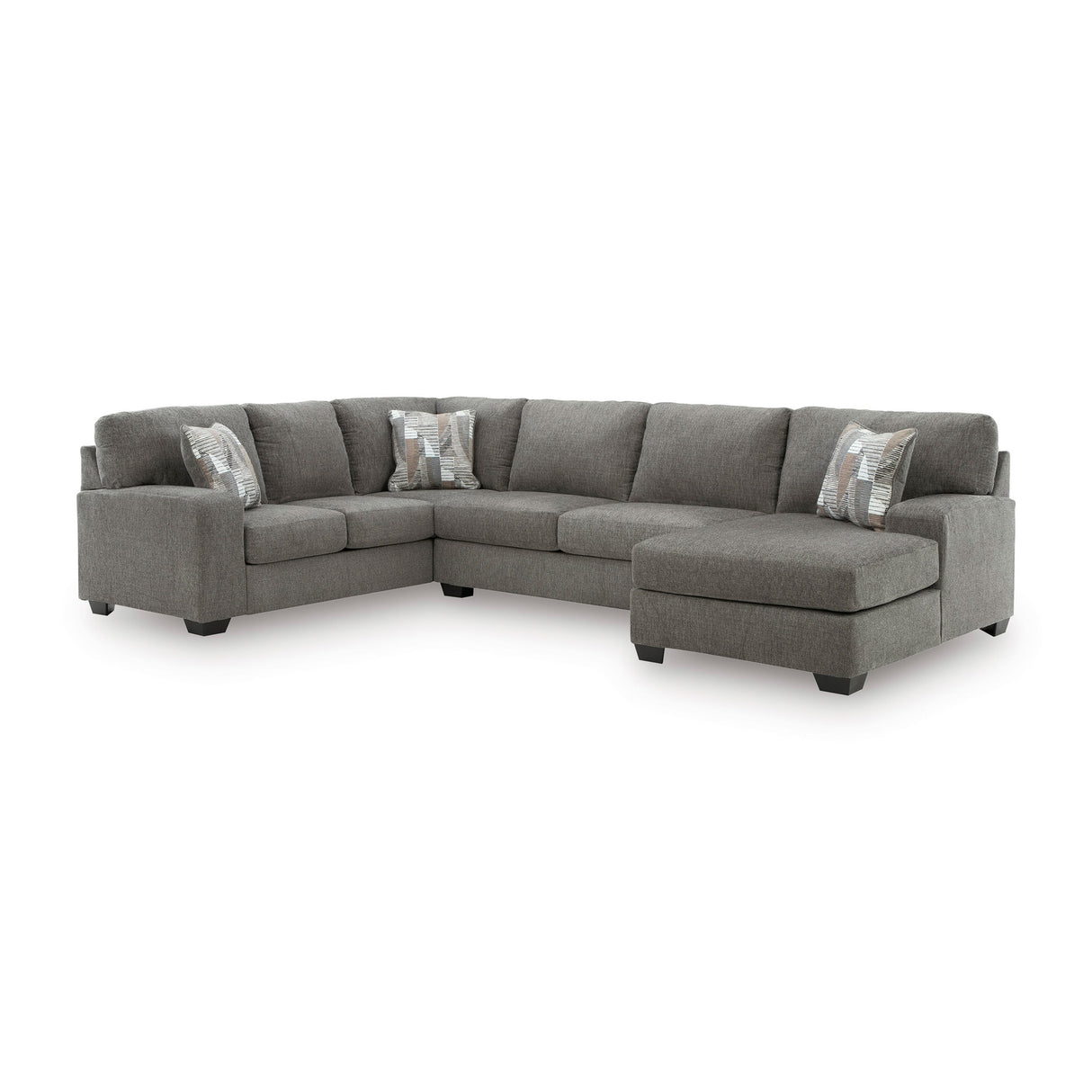 Full Greystone Seyler Lane 3 Piece Right Chaise Sleeper Sectional QK1106116