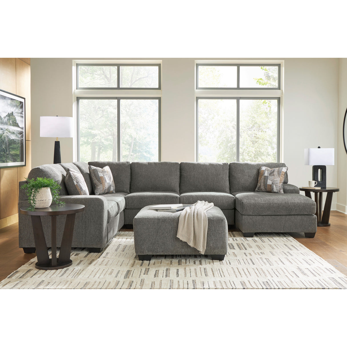 Room setting 2 featuring Greystone Seyler Lane Ottoman