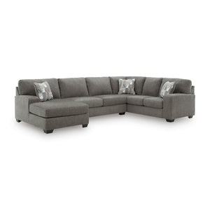Full Greystone Seyler Lane 3 Piece Left Chaise Sleeper Sectional QK1106123