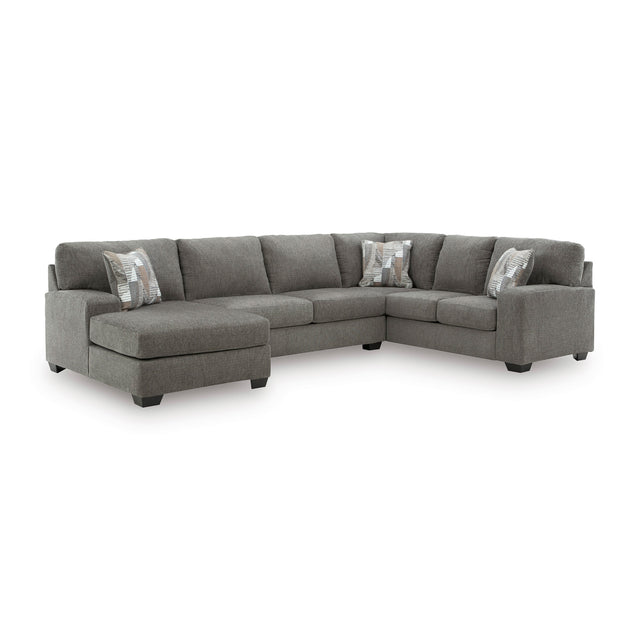 Full Greystone Seyler Lane 3 Piece Left Chaise Sleeper Sectional QK1106123