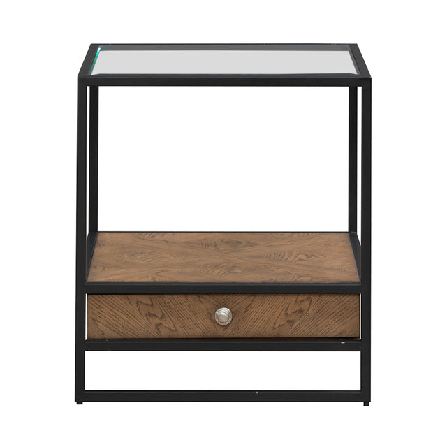 Bedford Weathered Oak End Table QK1106174