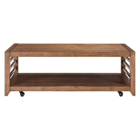 Shaker Lakes Harvest Brown Coffee Table QK1106177