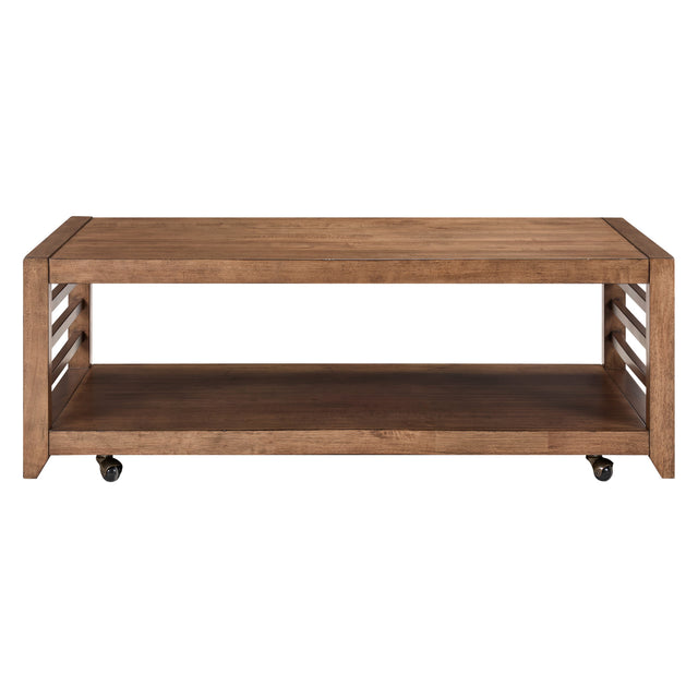 Shaker Lakes Harvest Brown Coffee Table QK1106177