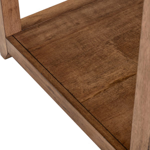 Detail view of Shaker Lakes Harvest Brown End Table