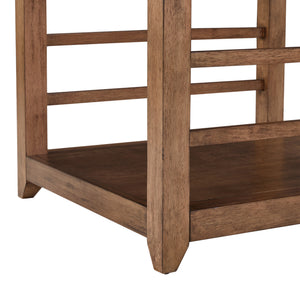 Detail view 2 of Shaker Lakes Harvest Brown End Table