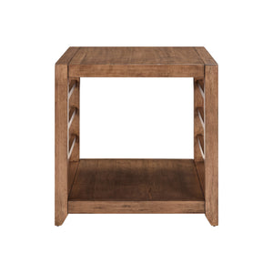 Shaker Lakes Harvest Brown End Table QK1106178