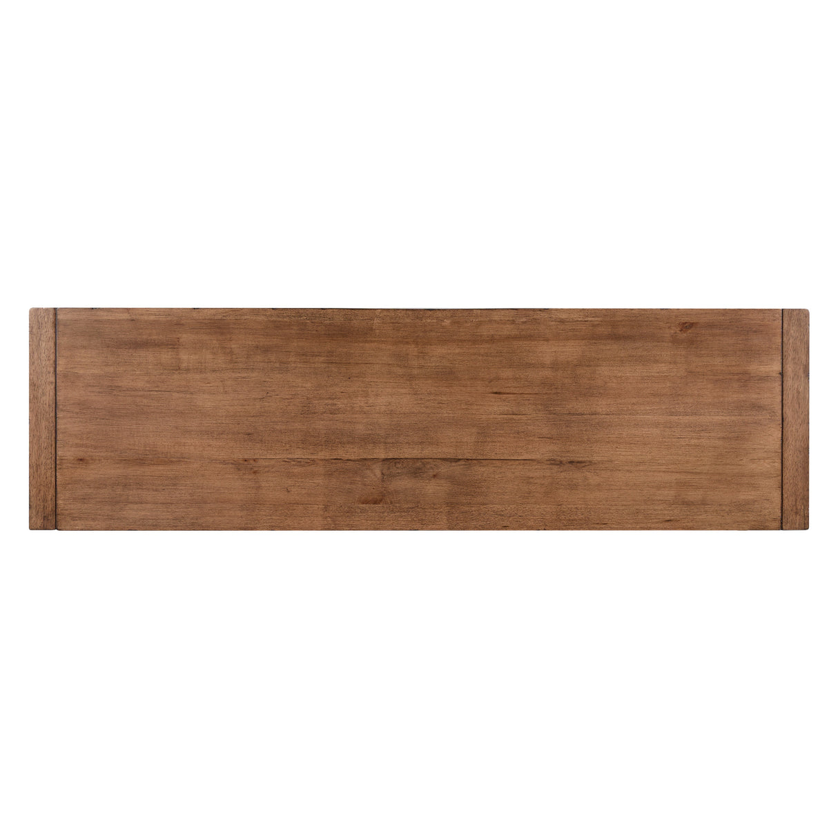 Top view of Shaker Lakes Harvest Brown Sofa Table