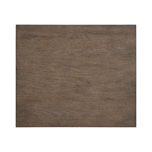 Top view of Aspen Sky Saddle Brown End Table