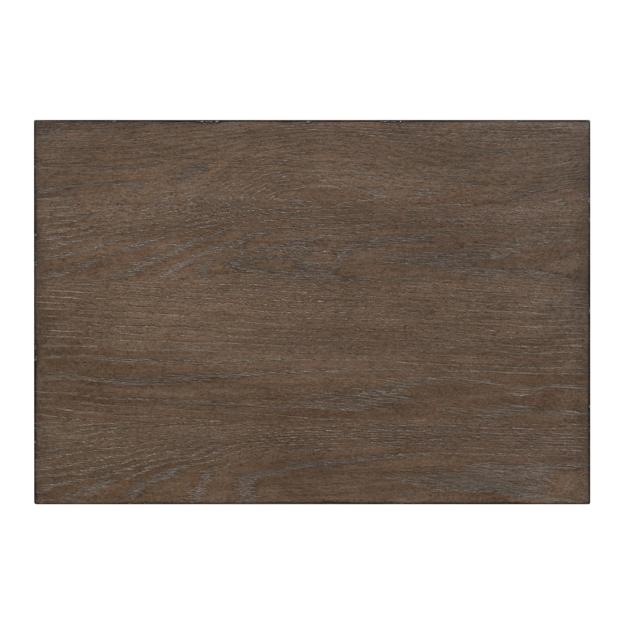 Top view of Aspen Sky Saddle Brown Chairside Table