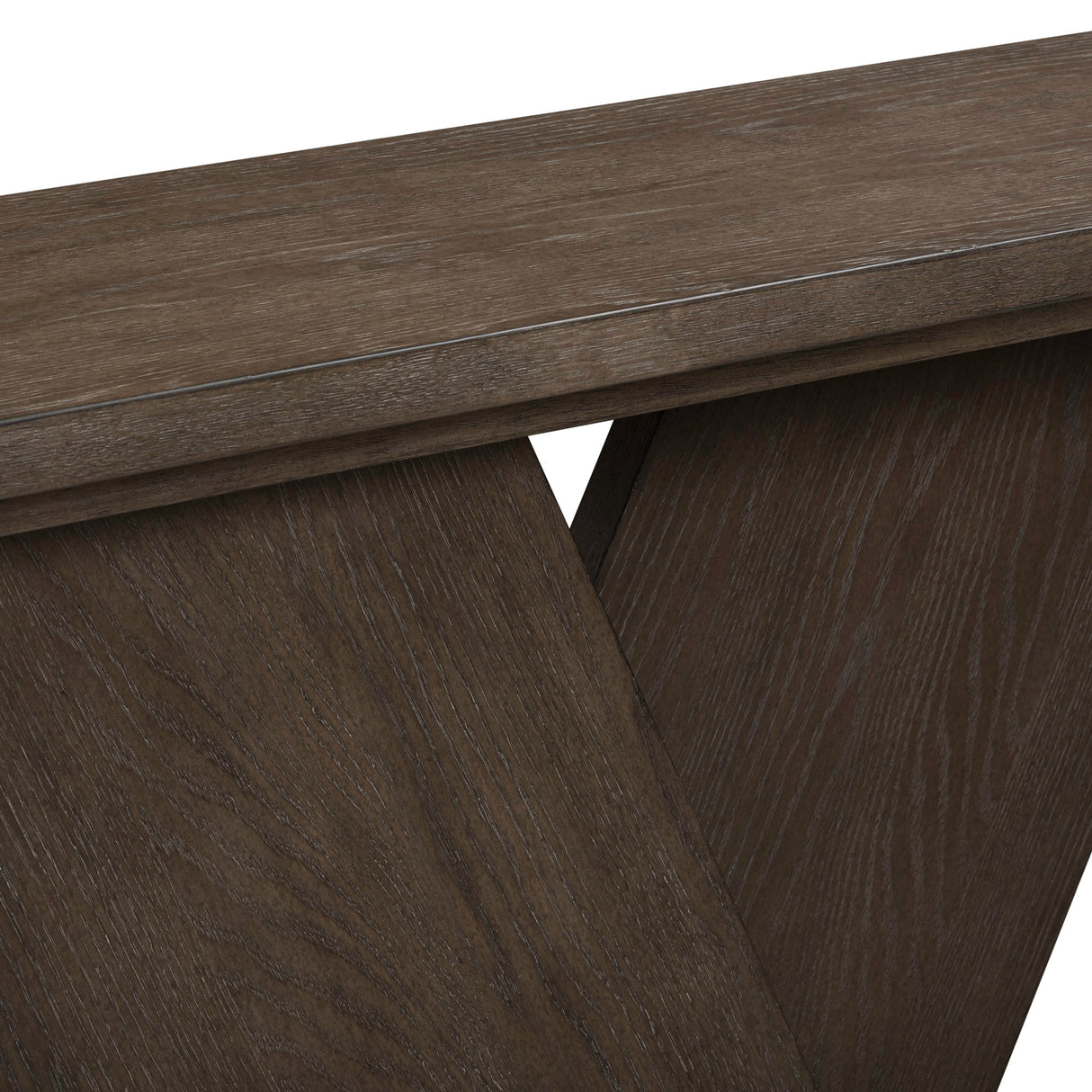Swatch for the Aspen Sky Saddle Brown Sofa Table