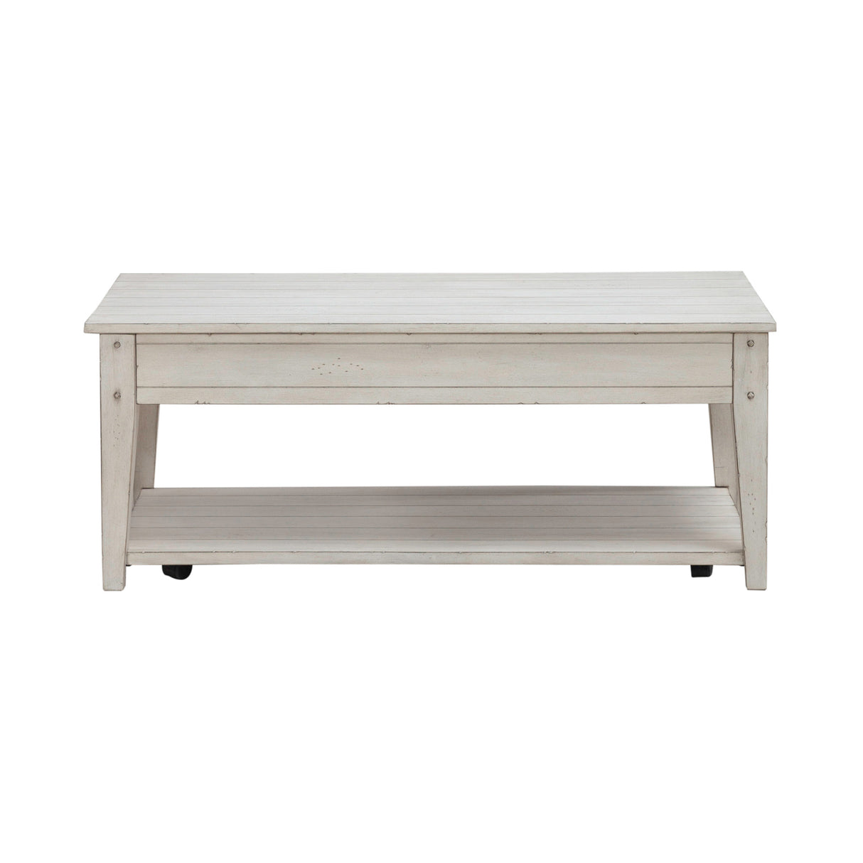 Lake House Weathered White Lift Top Coffee Table QK1106188