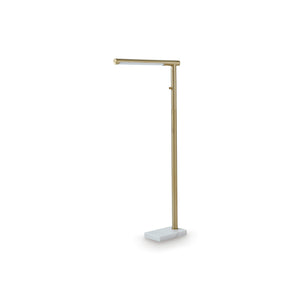Front right view of Floor Lamps (40"+) Gold Santiford Floor Lamp