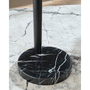 Detail view of Gibbswellner Black Arc Lamp