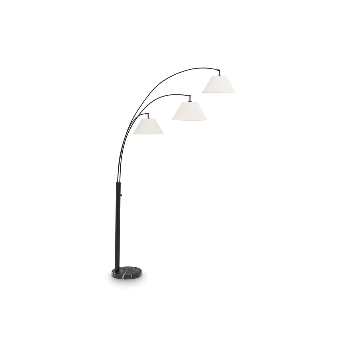 Side view of Gibbswellner Black Arc Lamp