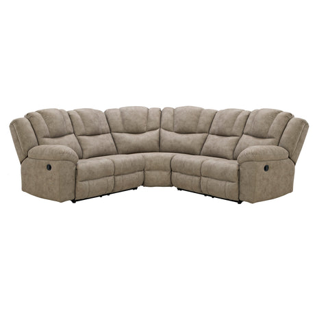 Pearce-Pike Birch 3 Piece Reclining Sectional QK1106236